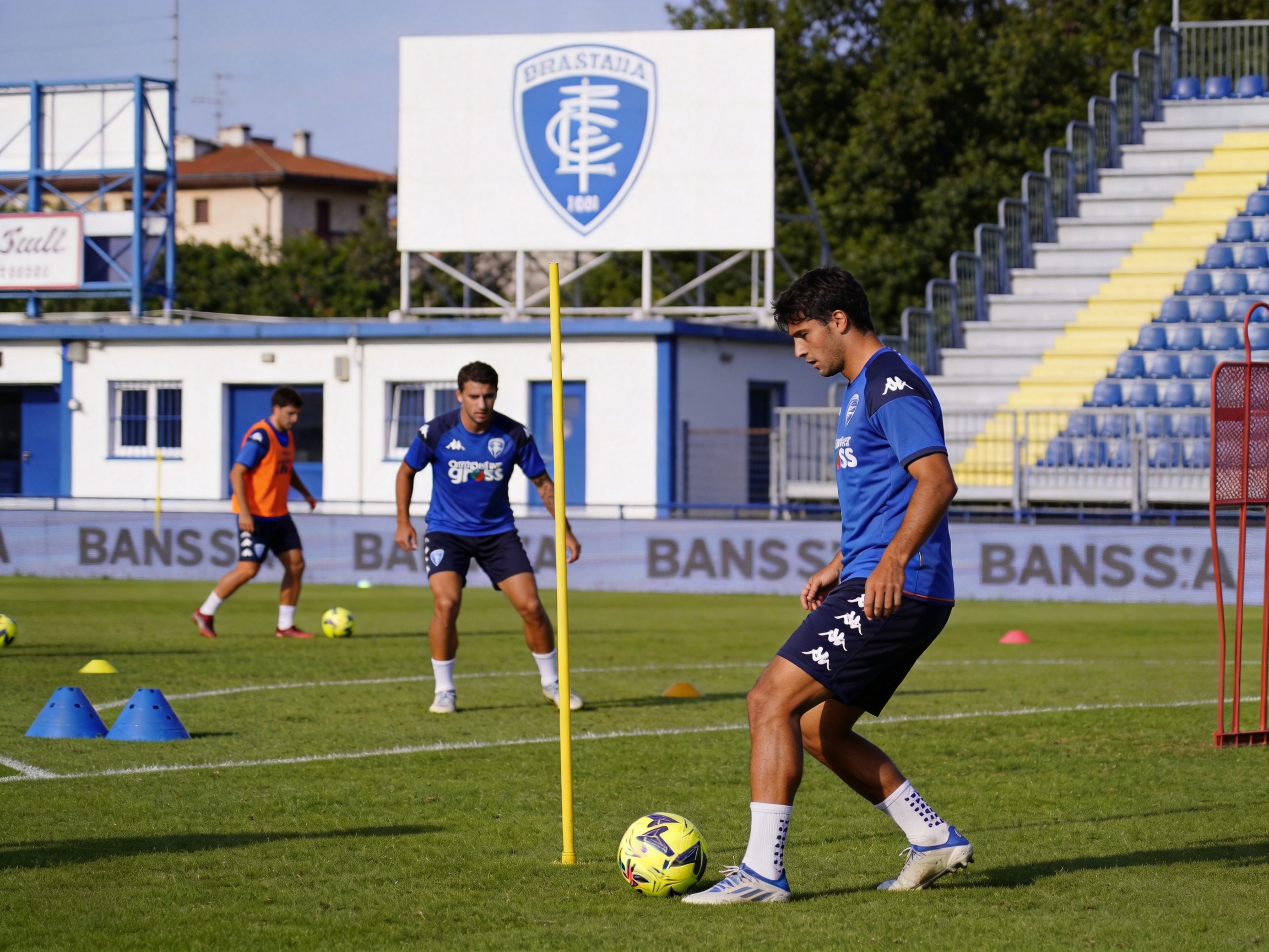 恩波利足球俱乐部赞助合作板块配图，表现 MMK体育 在足球领域的内容投入